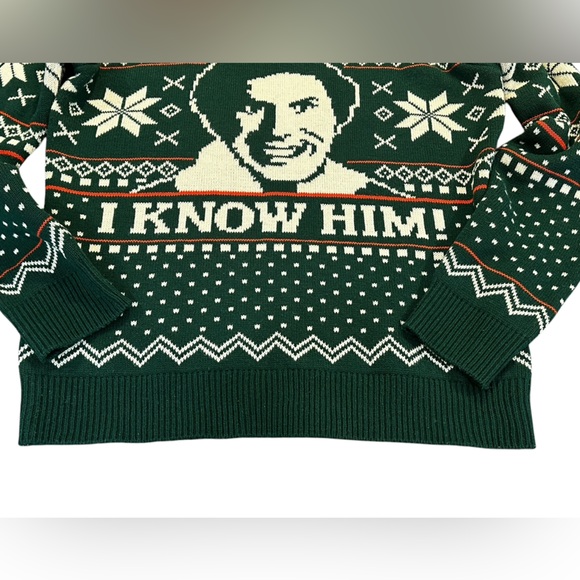 Christmas Ugly Holiday Sweater Will Ferrell‎ Elf Large - Picture 5 of 13